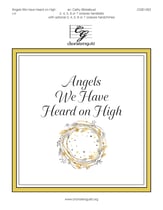 Angels We Have Heard on High Handbell sheet music cover